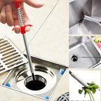 Flexible Drain Clog Remover Tool, Extra Long Plumbing Snake Hair Catcher with 4-Prong Grabber Claw, Heavy-Duty Spring Reacher for Kitchen Sink, Bathroom Tub, Sewer & Dropped Items (35 inch) - Image 5
