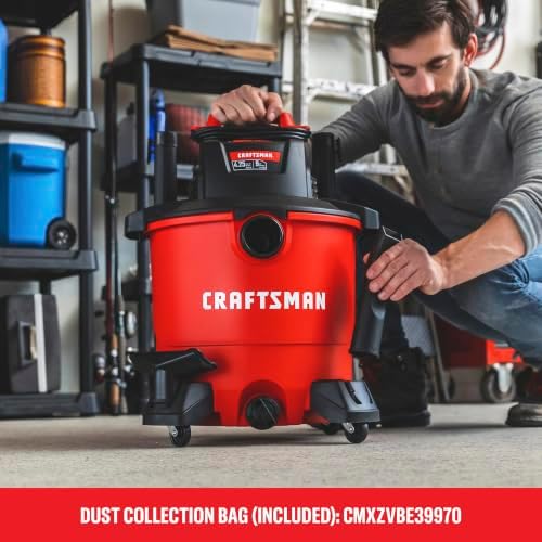 CRAFTSMAN CMXEVBE18590 9 Gallon 4.25 Peak HP Wet Dry Shop Vacuum - Image 5