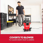 Vacmaster VCM408PF 1101 4-Gal 3.5 Peak HP Wet/Dry Vac Red - Image 7
