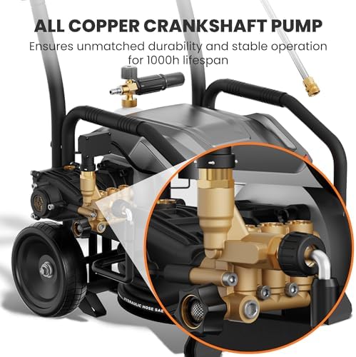 Giraffe Tools Crossfalls Pressure Washer Ultra with 2 Wheels, 50FT Hoses - Image 3