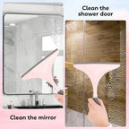 CALBEAU Pink Toilet Brush and Holder Set, 14 PCS Bathroom Cleaning Kit - Image 5
