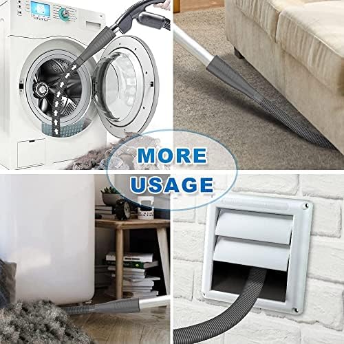 Sealegend 2PCS Dryer Vent Cleaner Kit Dryer Lint Vacuum Attachment - Image 2
