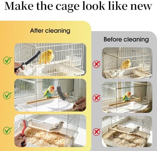8-Pack Multifunctional Cleaning Brush with Scrapers for Oven, Stove, BBQ, Kitchen Crevices, Oven Racks and Bird Cage Corner Cleaning - Image 4