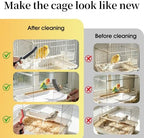 8-Pack Multifunctional Cleaning Brush with Scrapers for Oven, Stove, BBQ, Kitchen Crevices, Oven Racks and Bird Cage Corner Cleaning - Image 4