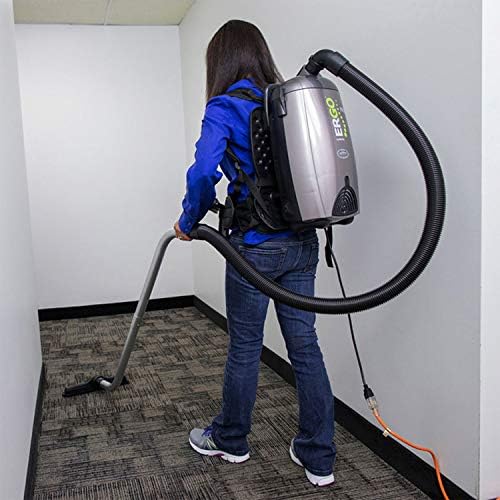 Atrix Ergo Pro Backpack Vacuum Cleaner, 8-Quart HEPA Filtration, 1400W Motor, 106 CFM Suction, Lightweight & Quiet 72 dB, Includes Hose, Wand, Carpet/Hard Floor/Upholstery/Crevice Tools - Image 2