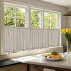Small Window Curtains for Kitchen 30 Inches Long 2 Panels Semi Sheer - Image 5