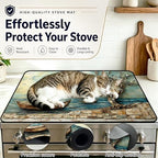 Stove Top Cover,28.5"L x 20.9"W,Heat Resistant Cooktop Protector Mat - Image 5
