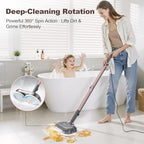 Scrubbing Steam Mop with Rotating Pads for Floor Cleaning,Steam Cleaner F6 - Image 4