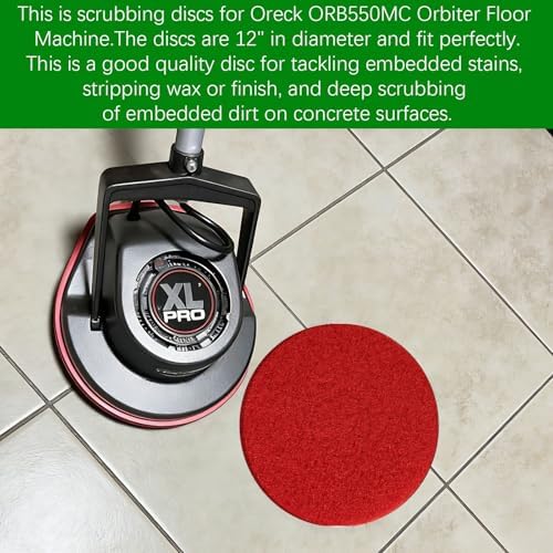 12" Orbiter Polishing Pads 437.055 for Oreck ORB550MC Floor Machine, 2 Pack - Image 2