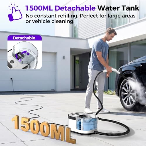 Handheld Steam Cleaner, Portable Deep Cleaning Steamer for Multi-Surface - Image 4