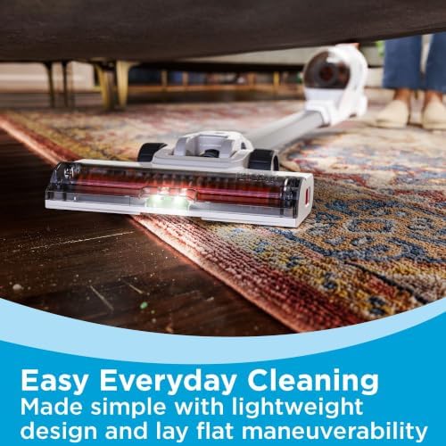 BLACK+DECKER POWERSERIES+ 20V MAX Cordless Stick Vacuum Cleaner with LED Floor Lights, Bagless, Lightweight, Cordless Vacuum Cleaners for Home, Up to 44 Minutes, Powerful Suction, Gray (BHFEA520J) - Image 5