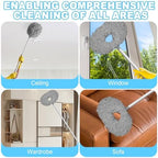 Eunice Ceiling Fan Cleaner Duster with Extension Pole,Blue 7FT - Image 4