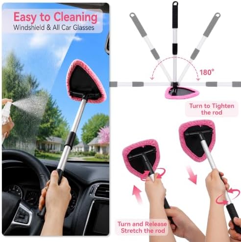 Car Interior & Windshield Cleaner Tool, 16Pcs Car Detailing Kit - Image 2