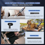 Handheld Vacuum Cordless Rechargeable 2-Speed Modes| 3-in-1 Portable Cordless Vacuum Cleaner with Charging Dock, for Car Home Office and Pet Hair（Blue） - Image 3