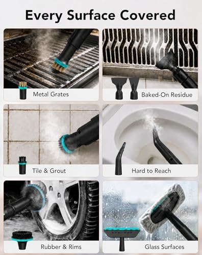 Homeasy Steam Cleaner for Home, 1500W Portable Steamer with 1.8L Tank - Image 4