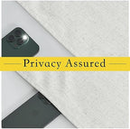 NICETOWN Blackout French Door Curtain Farmhouse Privacy Window Curtain - Image 4