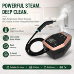 Handheld Steam Cleaner for Car Detailing & Home Deep Cleaning, 15s Fast Heat-Up, 1.8L Large Tank, with 15 Accessories for Grout, Furniture, BBQ, Floor - Image 2