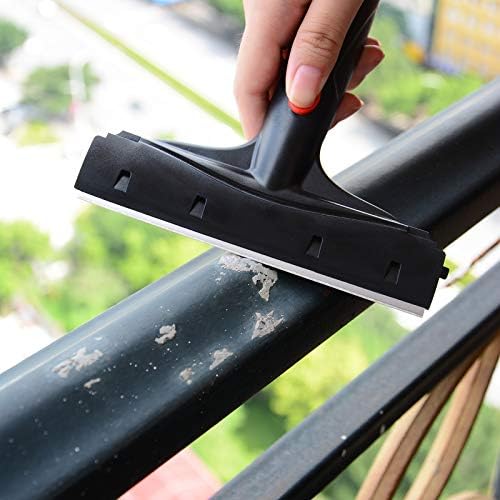 EHDIS Razor Blade Scraper, 6" Scraper Adhesive Remover Tool with 10 Double-Edge Blades for Cleaning Paint, Caulk, Adhesive, Label, Decal, Sticker from Window, Glass, Tile, Floor, Stove Top - Image 2