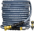 3/8" 4800PSI Pressure Washer Hose 50FT Swivel Quick Connect by TechSweeppro