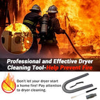 Dryer Vent Cleaner Kit for Shark NV350, NV351, NV352, NV353,NV360,NV500, NV501 Vacuum Attachment with Dryer Lint Brush and Hard Bristle Crevice Brush for Dryer Vent Replacement Parts - Image 6