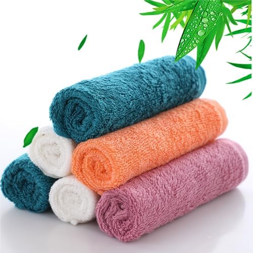 Dish Wash Cloths 6 Pack,Reusable Cleaning Cloth,14''x10'',Multi-Color by Jeffsun