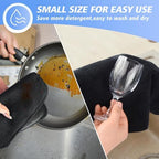 KinHwa Dish Cloths for Washing Dishes with Scrub Side, Microfiber Dish Rags - Image 3