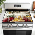 Stove Top Covers for Electric Stove: 30''×21'' Stove Mat Protective Cooktop Cover Expands Counter Area, Kitchen (Lemon) by AOHMPT