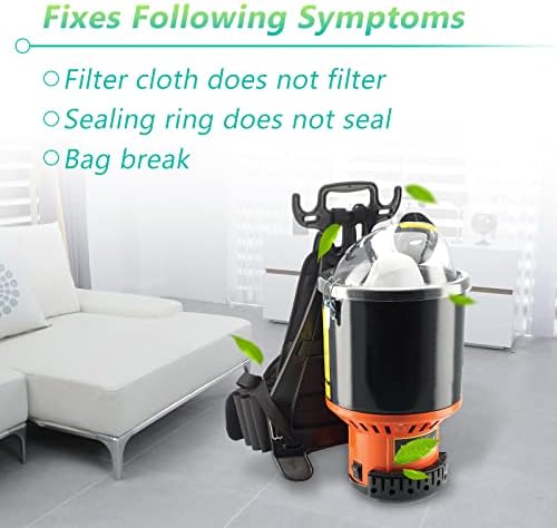 2KE2105000 Cloth Bag Liner for Hoover Royal Shoulder Vac Pro Commercial - Image 4