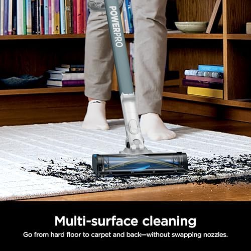 Shark PowerPro Plus Cordless Stick Vacuum, Pure Water, IZ377H - Image 3