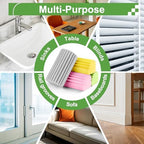 Jeymei Damp Clean Duster Sponge,4Pcs Dust Sponge for Cleaning,Multicolored - Image 5