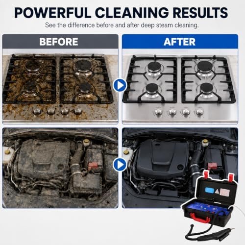 1700W High Pressure Steam Cleaner, Three Cleaning Modes for Home - Image 6