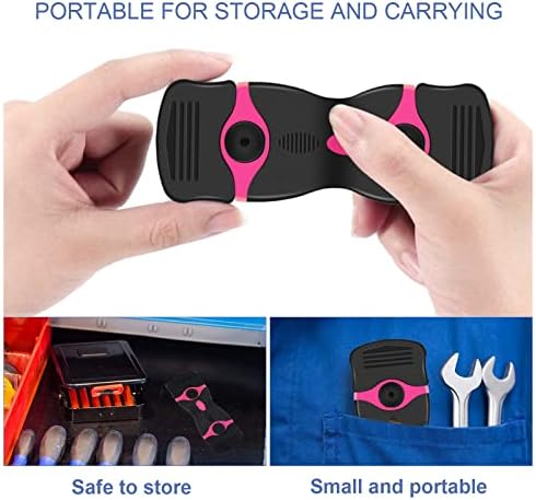 DEKEones Razor Blade Scraper, 2 Pack Double Edged Razor blade Scraper Tool with 30 Pcs Razor Blades, Glass Scraper for Windows, Decals, Tint, Stickers, Labels, Caulk, Adhesive（Pink） - Image 5