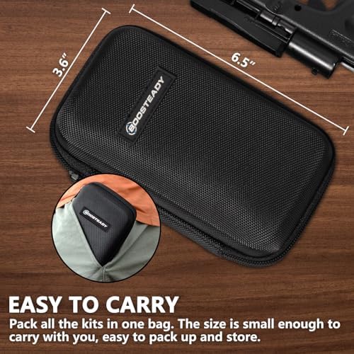 BOOSTEADY Universal Handgun Cleaning kit .22,.357,.38,9mm,.45 Caliber Pistol Cleaning Kit Bronze Bore Brush and Brass Jag Adapter - Image 5