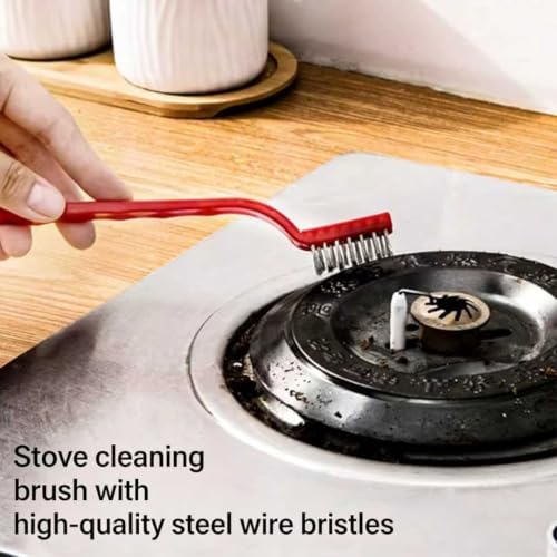 Heavy Duty Cleaning Brush Set with Wire Brush & Scraper - Grill, Oven, Kitchen Crevice,Wheels（15 PCS - Image 4