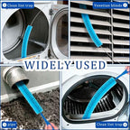 Dryer Vent Cleaner Kit with Dryer Vacuum Hose Attachment Suitable for Most Vacuum Cleaners, Twrrnbv Dryer Cleaner Lint Brush Remover, Duct Cleaning Tool for Laundry Room, Cleaning Accessories (Blue) - Image 4