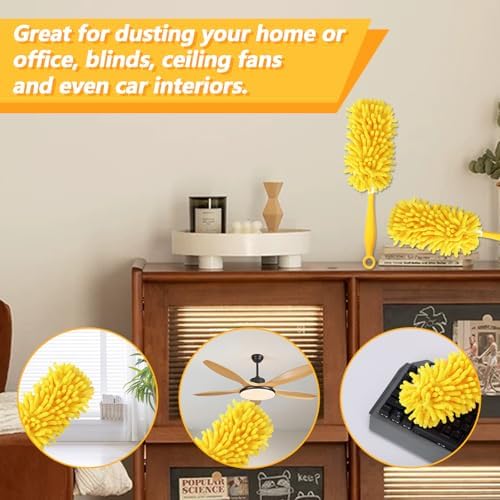 Reusable Chenille Duster Refill Compatible with Swiffer Duster - Image 4