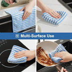 JOYMOOP Microfiber Cleaning Cloth, 8 Piece Set, Small/Medium, Multi Color - Image 5