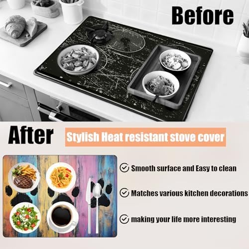 28"x20" Anti-Slip Electric Stove Top Cover - Image 2