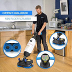 Prolux PLCC430BN Cordless Commercial Micro Dual Brush Floor Cleaner, Scrubber and Buffer - Image 5