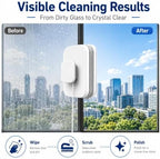 6-in-1 Magnetic Window Wiper, Double Sided Glass Cleaner, 8-15mm Glass, 1PC - Image 7