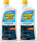 Cerama Bryte Cooktop and Stove Top Cleaner for Glass-Ceramic Surfaces, 2-28 oz by CeramaBryte