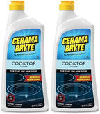 Cerama Bryte Cooktop and Stove Top Cleaner for Glass-Ceramic Surfaces, 2-28 oz by CeramaBryte
