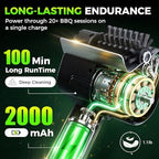 Electric Grill Brush, Cordless Automatic BBQ Power Cleaner - Image 4