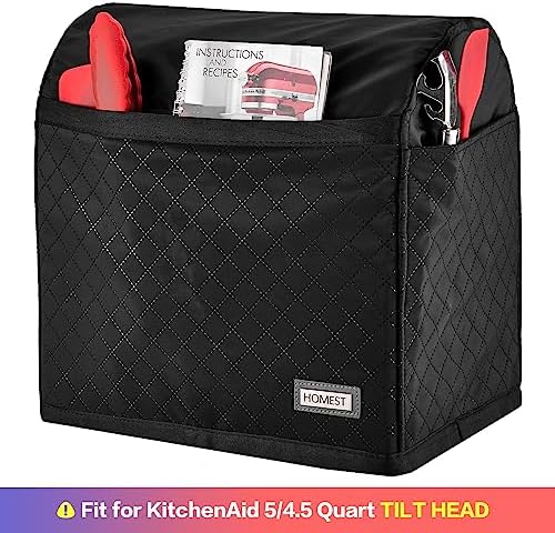 HOMEST Stand Mixer Dust Cover for KitchenAid 5/4.5 Quart Tilt Head - Image 4