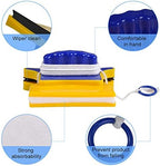Shape Double‑Side Magnetic Glass Cleaner Wiper with 2 Cotton for Window - Image 2