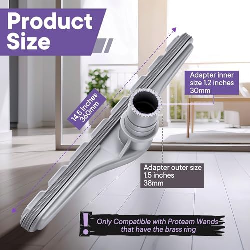 Replacement Floor Tool, Compatible with ProTeam 101446, Scalloped Edge - Image 2