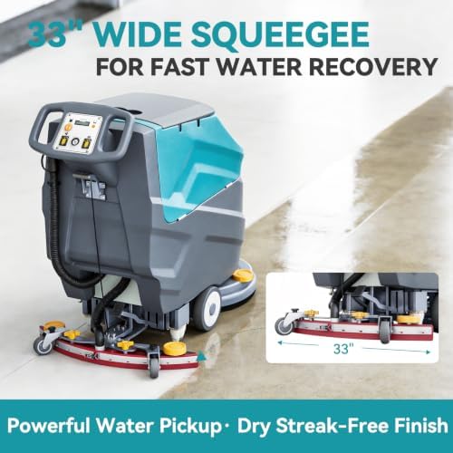 PX7 22" Commercial Walk Behind Floor Scrubber Machine, Heavy-Duty Motor - Image 6