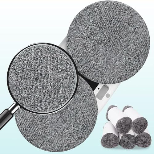10 Pieces Microfiber Replacement Pads for W2/W3/X1 Window Cleaners, Reusable, Machine Washable (10) - Image 2