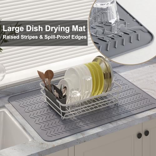 Stove Top Covers for Electric Stove, Thickened Premium Silicone Stove Mat for Glass Top Stove, 30 x 21 Glass Stove Top Cover Protector, Oven Range Top Cover, XL Dish Drying Mat - Image 5
