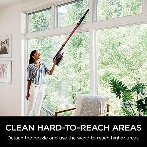 Shark Cordless Vacuum Cleaner, Red, IZ362H - Image 3